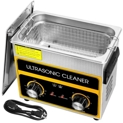 Obrázok produktu pre Ultrazvukový čistič – stolné zariadenie, objem 3,2 l – 120 W – s ohrevom – s nastaviteľnou dobou čistenia a teplotou – vhodné na čistenie šperkov, v laboratóriách a v stomatológii