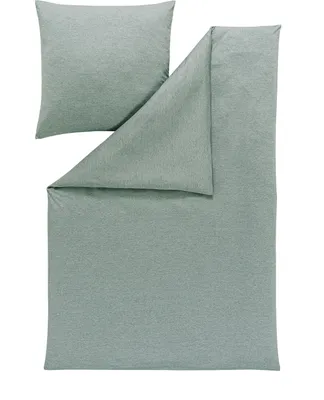 Produktbild von Estella Atelier Mako-Interlock-Jersey TAKOMA Bettwäsche-Garnitur Farbe mint Größe 135x200 + 80x80 cm