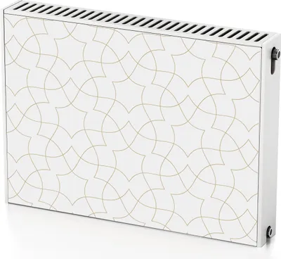 Produktbild von Blumenornament – Magnetische Heizkörperabdeckung – 80x60 cm – Magnet Heizkörperabdeckung – 3D Würfel – Heizkörperverkleidung – Magnetische Wandverkleidung – Wetterfest