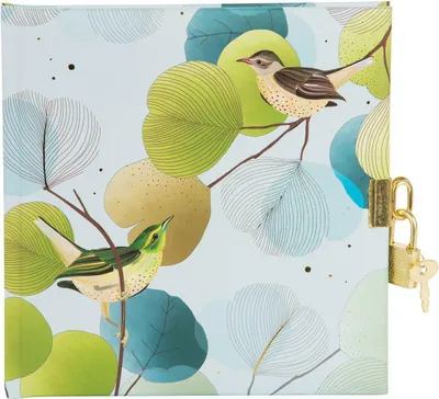 Immagine prodotto di Goldbuch Journal Ginkgo, motivo "Uccello", 16,5x16,5 cm
