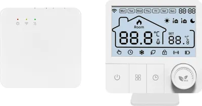 Obrázek produktu pro WiFi termostat TY Termostat Topení Programovatelný termostat Smart WiFi Elektrický regulátor vytápění pro domácí použití
