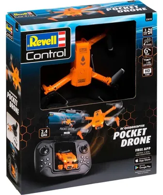 Obrázek produktu pro Revell RC Quadrocopter Pocket Drohne orange/schwarz
