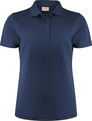 Produktbild von Poloshirt PrinterRED Smash Lady Rot Piqué 180 g/m² Ton-in-Ton 4-Knopf-Verschluss