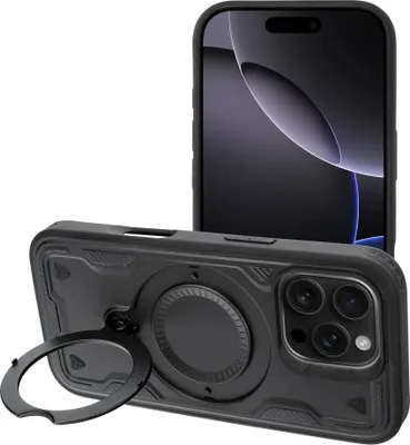 Produktbild von Hülle FROST ARMOR für iPhone 15, schwarz