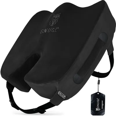 Produktbild von Solidchoice – Ergonomisches Sitzkissen aus Memory-Schaum für Rückenschmerzen – Orthopädisches Kissen für Büro und Auto