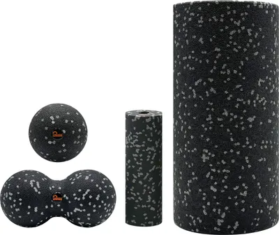 Produktbild von Majestic Sport Tenso, fasciální válečky, 4dílná sada pro automasáž, sada s různými fasciálními nástroji, fitness masážní přístroje.