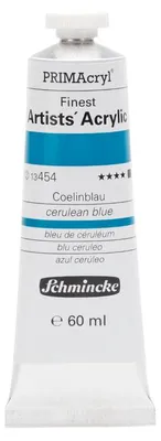 Produktbild von Schmincke PRIMAcryl Professional Acrylfarbe 60 ml - 454 Cölinblau