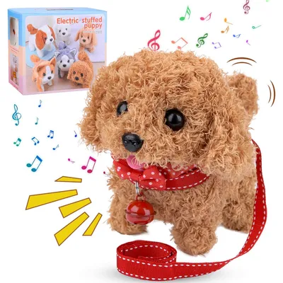 Produktbild von Elektrischer Plüsch-Husky, interaktiver Spielzeughund für Kinder, kann laufen, bellen und Geräusche machen – ideales Geschenk für Jungen und Mädchen.