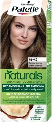 Produktbild von Palette Permanent Naturals Color Cream Hair Dye With Honey And Argan Oil 500 6-0 Dark Blonde