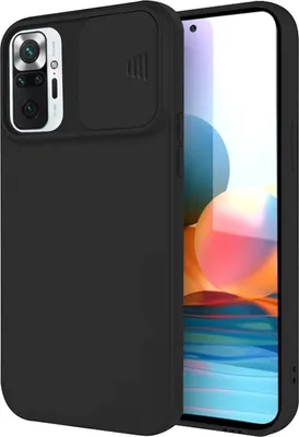 Produktbild von 360 Grad Schutz CamShield Silikon Cover Case Slim Handyhülle Schutzhülle mit Kameraschutz Kameraabdeckung kompatibel mit Motorola Moto G60S Schwarz