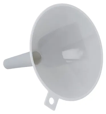 Produktbild von Trichter 10 cm EUROHOME® – aus Kunststoff, 10x10x10,8cm – Ideal für die Küche, zum Umfüllen von Flüssigkeiten und trockenen Zutaten