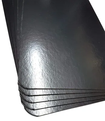 Produktbild von 50x Lachsbretter 160 x 230 mm schwarz Lachs Trays zum einvakuumieren