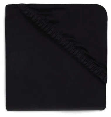 Produktbild von Spannbettlaken Jersey Laufgitter Ø95cm - Black