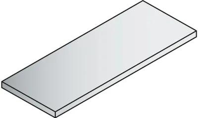 Produktbild von CP Fachboden grau 92,5 x 35,2 cm
