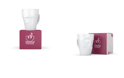Produktbild von Fiftyeight Henkelbecher-Set 2-tlg.  350 ml Nr 004 weiß Kaffeebecher Mug