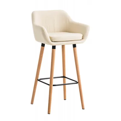 Produktbild von Barhocker Grant Kunstleder - creme