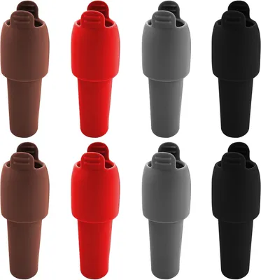 Produktbild von Weinstopper aus Silikon, 8 Stück, mehrfarbig, für Flaschenverschlüsse