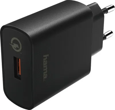 Produktbild von Hama Ladegerät Qualcomm® Quick Charge™ 3.0 Schwarz