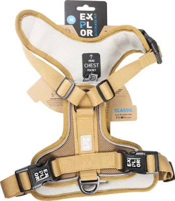 Image de Duvo+ EXPLOR Ultimate Fit Harnais No-Pull Classic honey gold, taille : M