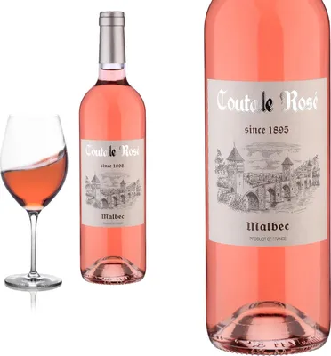 Produktbild von 2024  Coutale Rosé Malbec IGP von Clos la Coutale Malbec - Roséwein