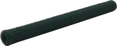 Produktbild von Drahtzaun Stahl mit PVC-Beschichtung 25x1,5 m Grün