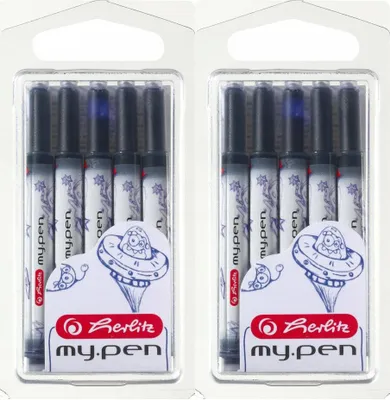 Produktbild von Herlitz My.Pen Tintenpatronen Blau 10 Stück