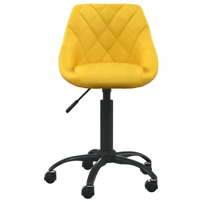 Produktbild von vidaXL Bürostuhl Senfgelb Samt