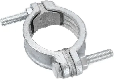 Produktbild von Schlauchschelle, verzinkt, aus Kohlenstoffstahl, verstellbare Rohrschelle für Gummiringe, Stahlrohre 76-94 mm