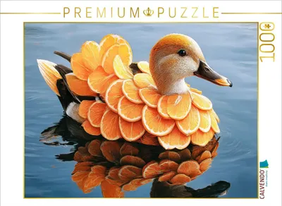 Produktbild von CALVENDO Puzzle Mandarinenente | 1000 Teile Lege-Größe 64x48cm Foto-Puzzle für glückliche Stunden
