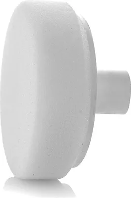Image de Tampon de polissage dur 80mm pour filetage M14 Éponge Disque de polissage blanc ABW