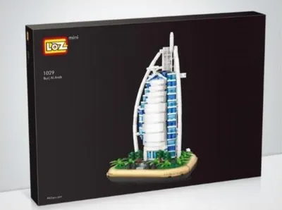 Produktbild von Burj Al Arab Hotel Mini Klemmbaustein Set, 962 Teile