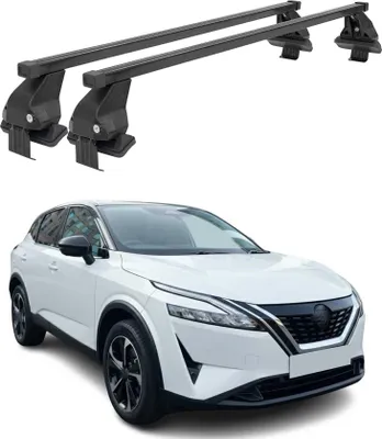 Immagine prodotto di Portapacchi Menabo per Nissan Qashqai III J12 2021- acciaio nero 2x