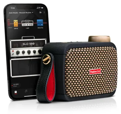 Produktbild von Positive Grid Spark GO 5 W Ultra-tragbarer, intelligenter Gitarrenverstärker, Kopfhörerverstärker und Bluetooth-Lautsprecher mit Smart-App
