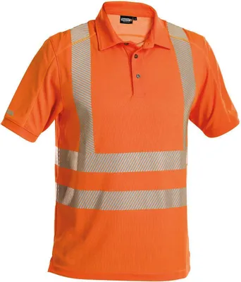 Obrázok produktu pre DASSY® Brandon polokošeľa s vysokou UV viditeľnosťou NEONORANGE veľkosť M dĺžka: STANDARD