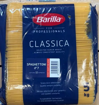Produktbild von Barilla Spaghettoni N.7 | Italienische Hartweizen Pasta | 5kg