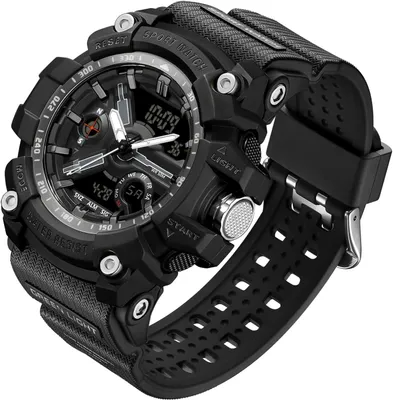 Produktbild von Herren Digital Military Watch Tactical Outdoor Sport Jungen Männer Herrenuhr Blau Grün Schwarz Digitaluhr Chronograph Herren 5ATM Wasserdicht Stoppuhr