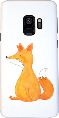 Produktbild von Mr. & Mrs. Panda Samsung Galaxy S9 Handyhülle Einhorn Wunsch - Weiß - Geschenk, Hülle, Füchse, Handy Schutzhülle, Fuchshörnchen, Einhörner, Case, Unicorn, Fuchs, Cover