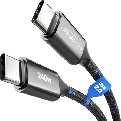 Produktbild von KabelDirekt – USB-C-Kabel – 2x2m – USB 2.0, 240W PD