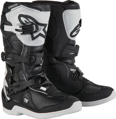 Produktbild von Alpinestars Tech 3S Jugend Motocross Stiefel, weiß/schwarz, 4 (37)