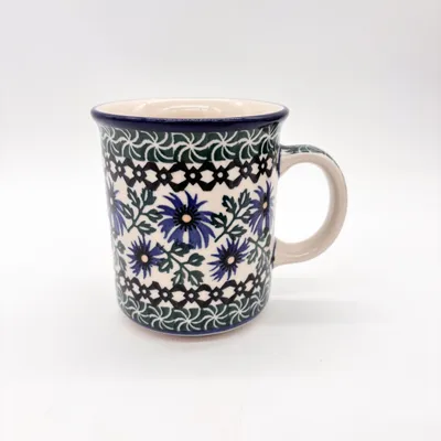 Produktbild von Handgefertigte Bunzlauer Keramik Tasse, Becher 250 ml