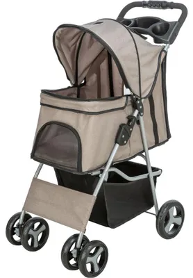 Produktbild von TRIXIE Buggy mit 4 Rädern für Hunde bis 15 kg - 47 × 100 × 80 cm