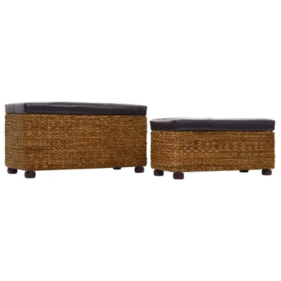 Obrázok produktu pre vidaXL Sada lavíc 2 ks Sea Grass Brown