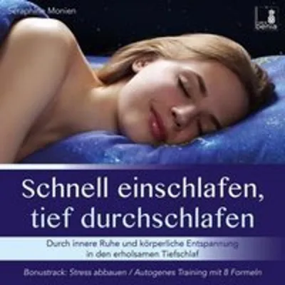 Produktbild von Schnell einschlafen, tief durchschlafen - Einschlafmeditation CD {inkl. Autogenes Training zum Stress Abbauen}