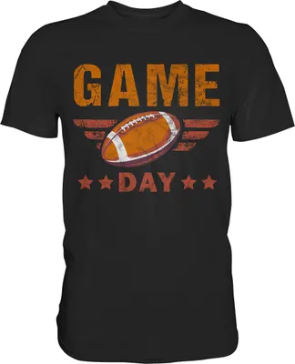 Produktbild von American Football Spieltag T-Shirt – Black / M