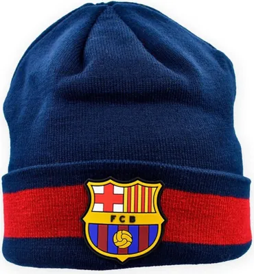 Produktbild von FC Barcelona Wintermütze Hat Escudo FCB dunkelblau