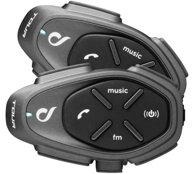 Produktbild von Interphone TOUR DOPPELPAKET, 15000 m, Schwarz, 20 h, 2 Stück(e)