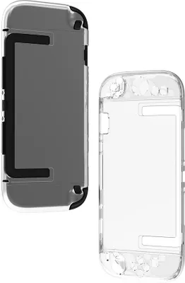 Produktbild von Schutzhülle für Switch, Spielkonsole-Accessoires, harte Schutzhülle, reisfertig, transparent, valbestendig