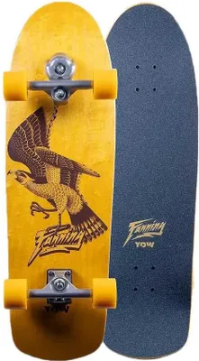 Image de Yow Fanning Falcon Performer 33.5'' Signature Series Surfskate Gelb Gelb One Size