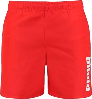 Produktbild von PUMA Herren Badehose SWIM MEN MID Shorts Badeshorts Swim Shorts , Farbe:Red, Bekleidungsgröße:XXL