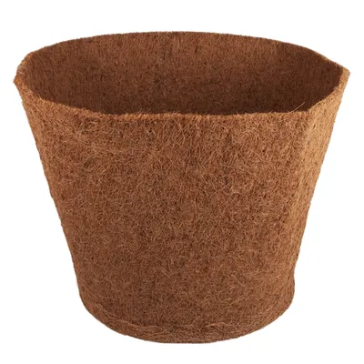 Produktbild von Dehner Winterschutz-Topf, Ø 45 cm, Höhe 34 cm, Kokos, braun